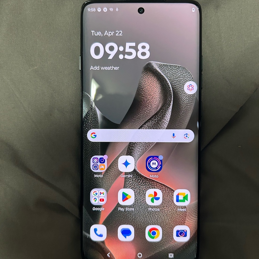 Samsung Smartphone with Black and Gray Design